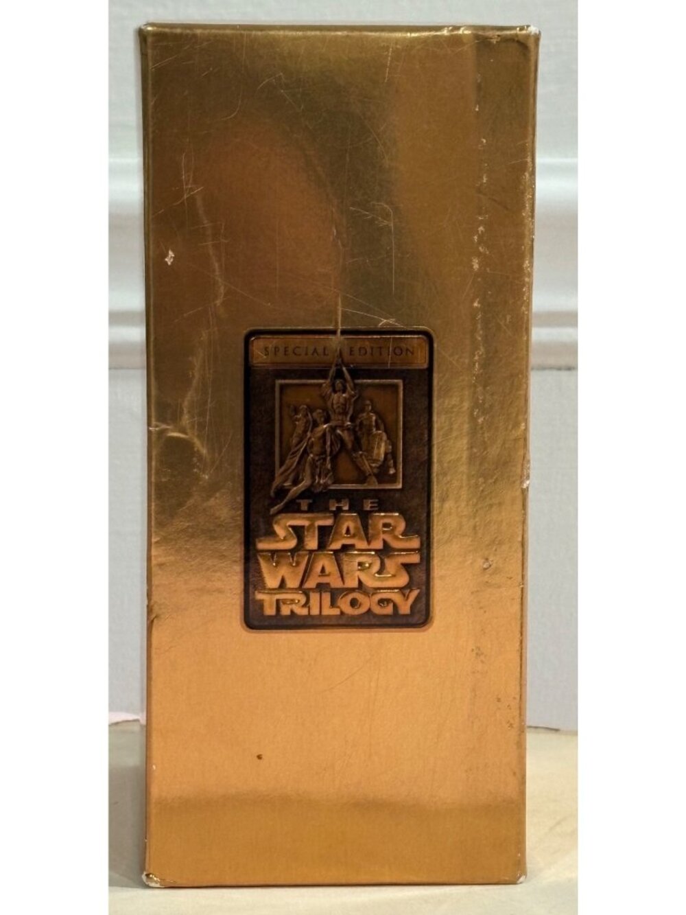 Star Wars Trilogy Special Edition VHS Box Set Gold THX Digitally Mastered Lucasf